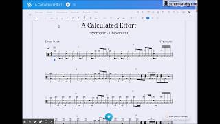 Psycroptic - A Calculated Effort (Drum Score)