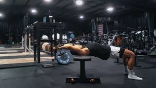 Glute Bridge Dumbbell Pullover