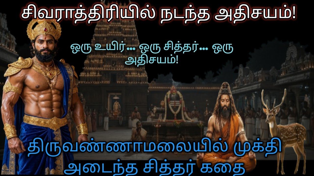 திருவண்ணாமலை சிவராத்திரி சித்தர் வரலாறு | மகா சிவராத்திரியில் முக்தி பெற்ற அதிசயம்