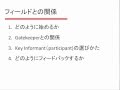 質的調査の実際2.6. フィールドとの関係