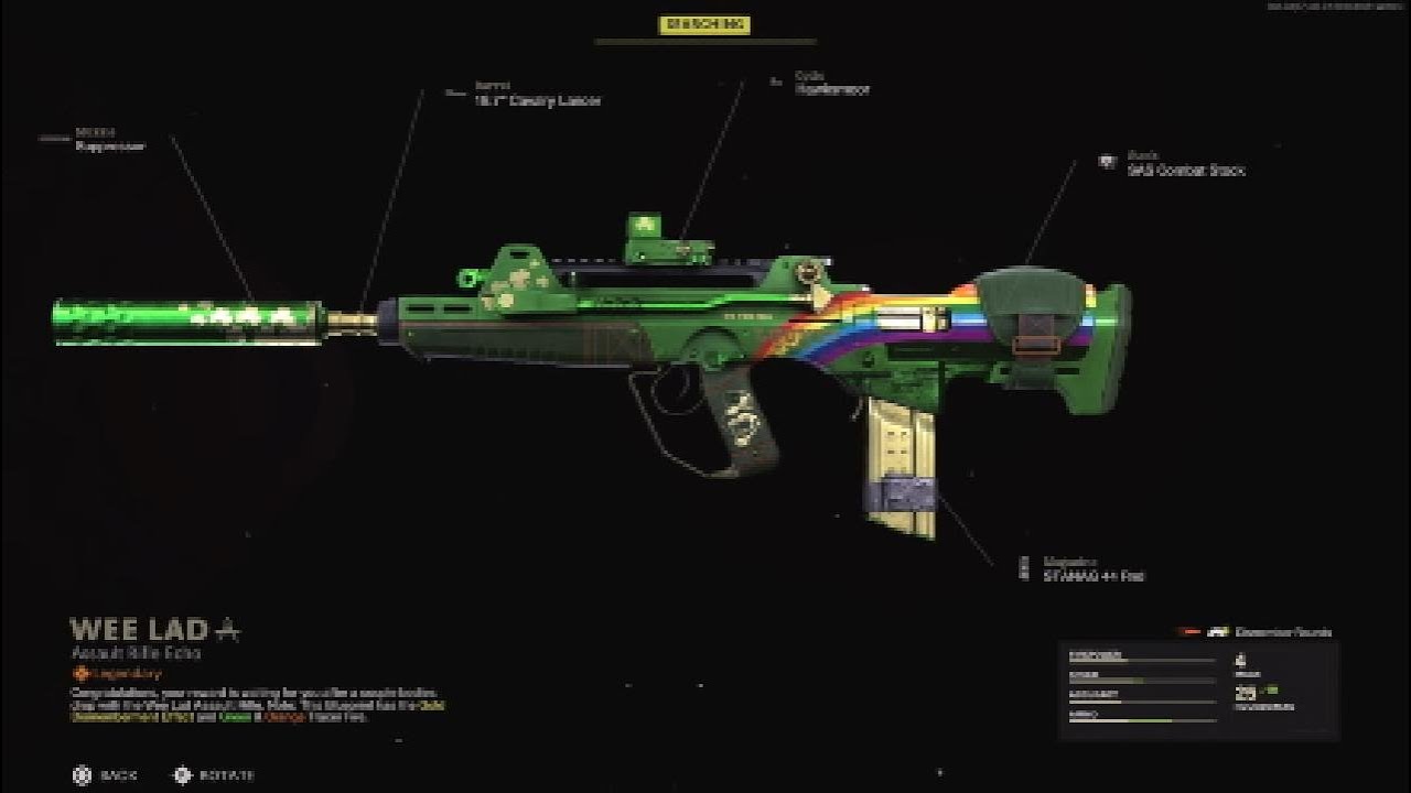 *NEW* FFAR WEE LAD ASSAULT RIFLE (Cold War) - GOLD TRACER PACK