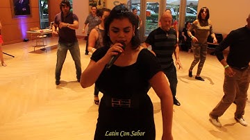 Eleanee Jimenez Class without music con www.Latinconsabor.com in the house!!!