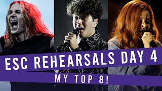 Eurovision 2021 Rehearsals Day 4: My Top 8 (with comments!)
