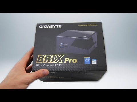 Video: Gigabyte Brix Pro GB-BXi7-4770R Granskning