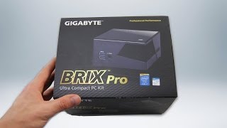 Gigabyte BRIX Pro (GB-BXi7-4770R) Unboxing & Overview