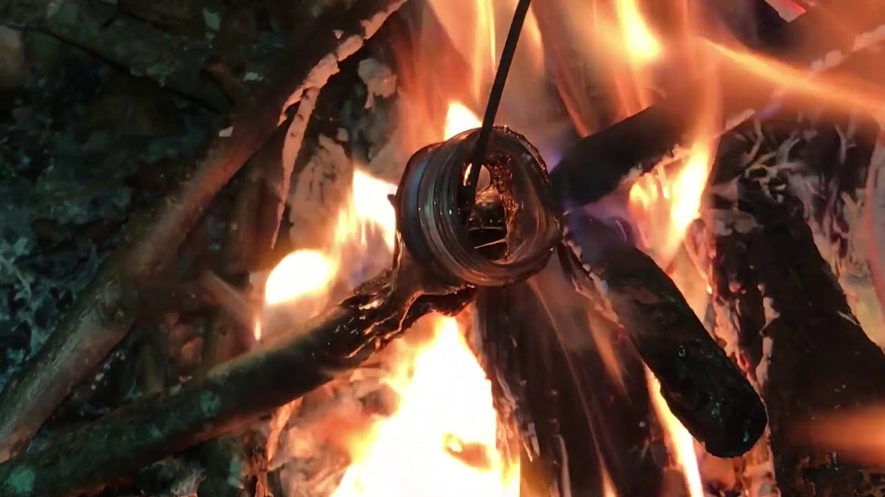 Melting Plastic In Fire Experiment!!!!! YouTube