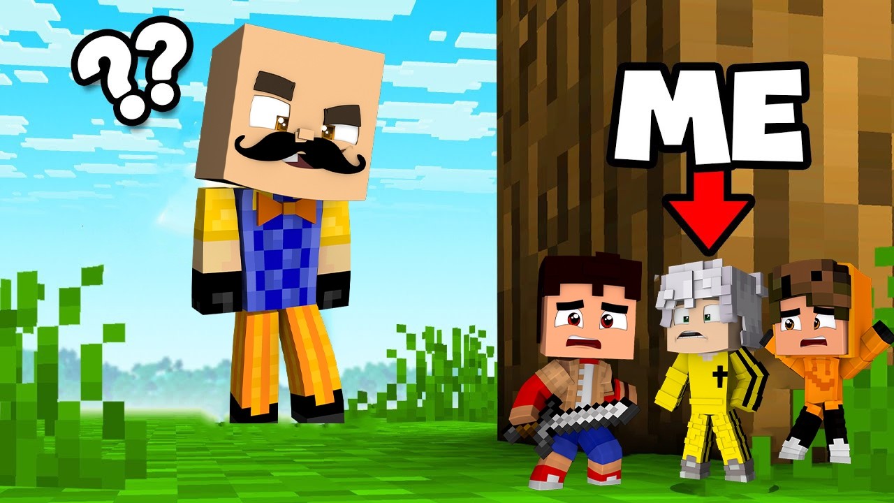 დამალობანა მაგრამ ყველა პატარა ვართ მაინკრაფტში!