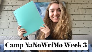 April Camp NaNoWriMo Week 3 // Writing Vlog