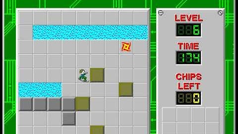 CCLP2 level 6 solution - 163 seconds (unofficial route)