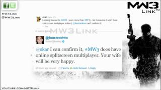 MW3: Online Split-Screen Multiplayer Confirmed: [MW3LINK Owner]