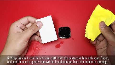 Fitbit Versa 3 Screen Protector Installation