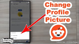 How to Change or Update Profile Picture on Reddit App screenshot 1