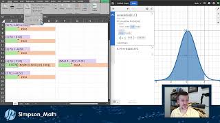 3 Normal Distribution Examples using Desmos and Excel
