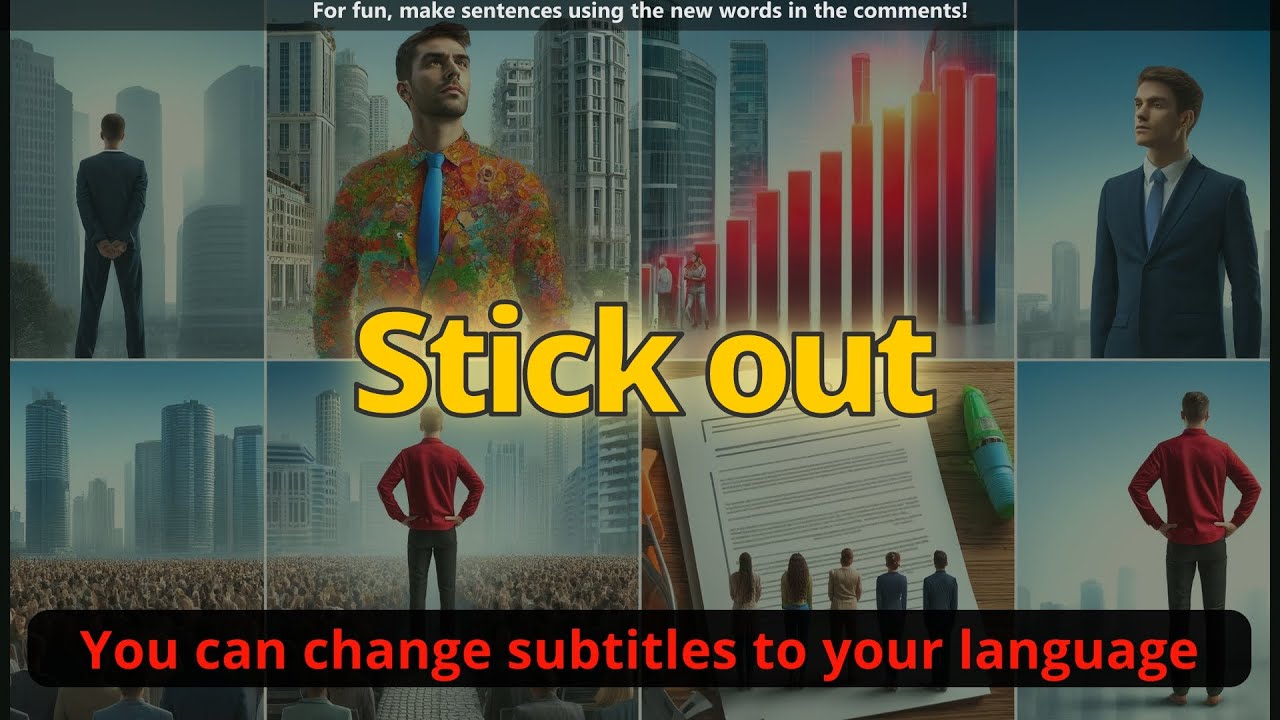 Stick out meaning with 5 examples - YouTube