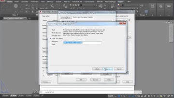 AutoCAD  Custom layout   paper size (print margins)  setup manually layout size