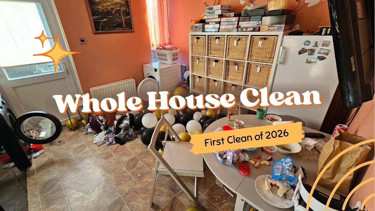 Первая генеральная уборка дома в 2026 году | Начни новую жизнь вместе со мной