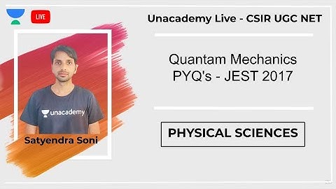 Quantam Mechanics PYQ