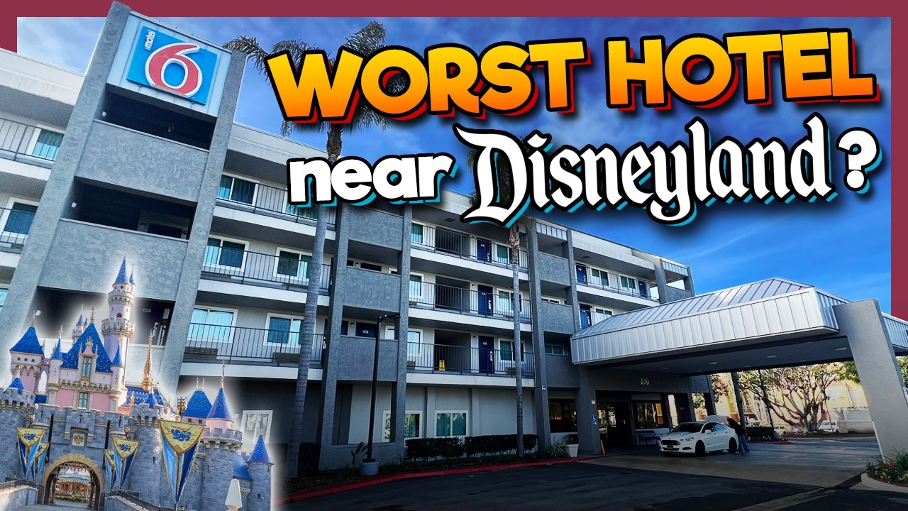 I Stayed at the CHEAPEST Hotel Near Disneyland | Motel 6 Anaheim Maingate