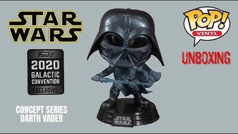 Concept Series Darth Vader Funko Pop! Vinyl Star Wars McQuarrie 2020 Galactic Convention Exclusive