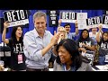 Texas Gubernatorial Challenger Beto O&#39;Rourke delivers comments from the Democratic Convention