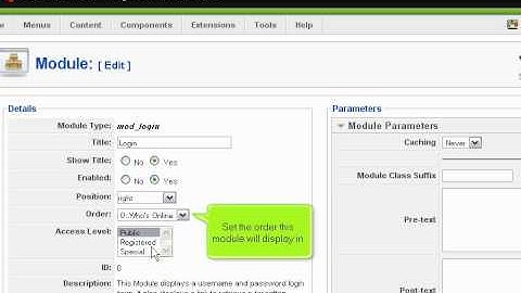 How to Create a Login Module in Joomla