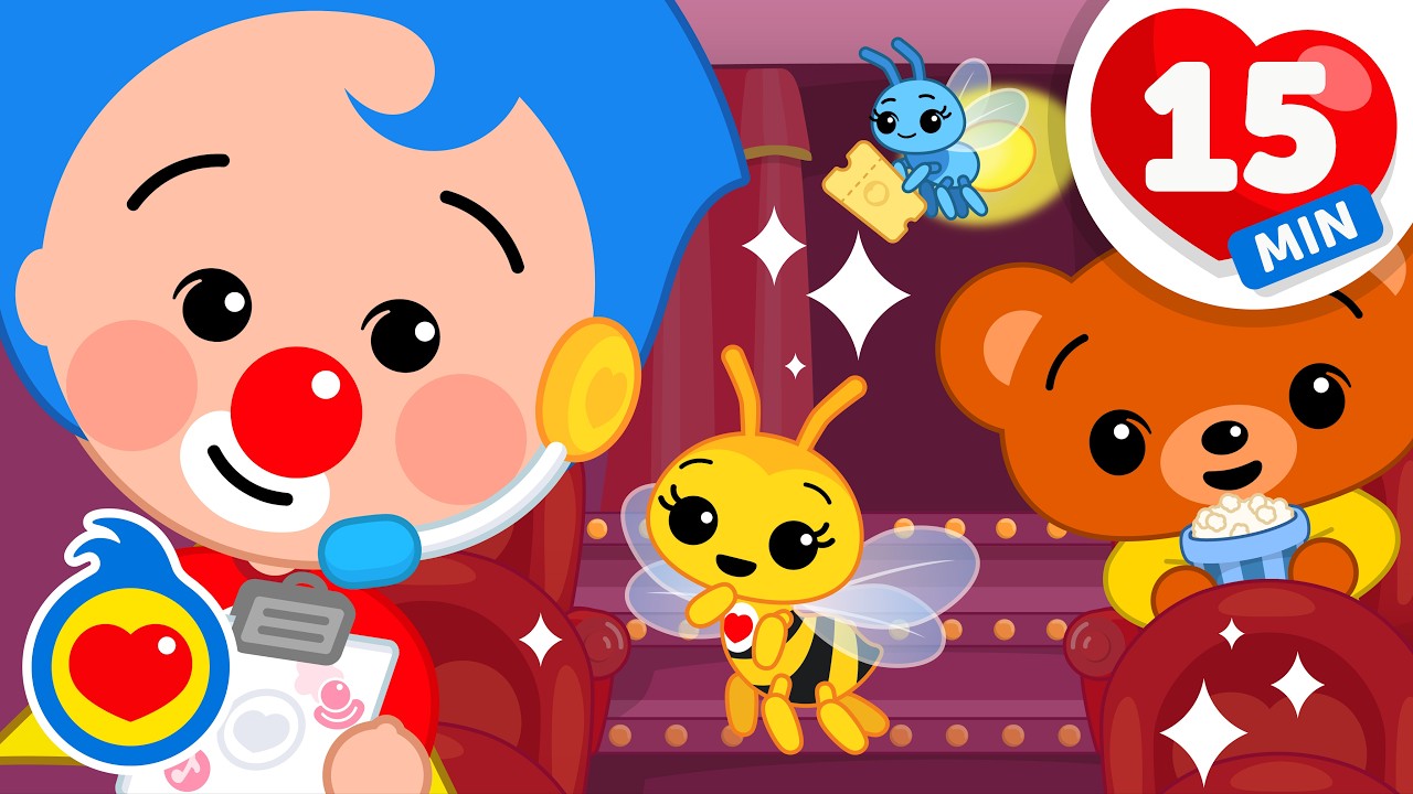 ¡Vamos al Teatro de Plim Plim! 🎭🐝🐞 Y Más Canciones Infantiles Para Cantar (15 Min) | Plim Plim