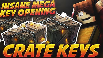 Minecraft Crate Key Opening Ep.2 - INSANE MEGA KEY OPENING!