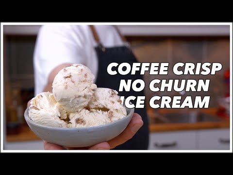 Coffee Crisp No Churn Ice Cream Recipe  - Glen And Friends Cooking