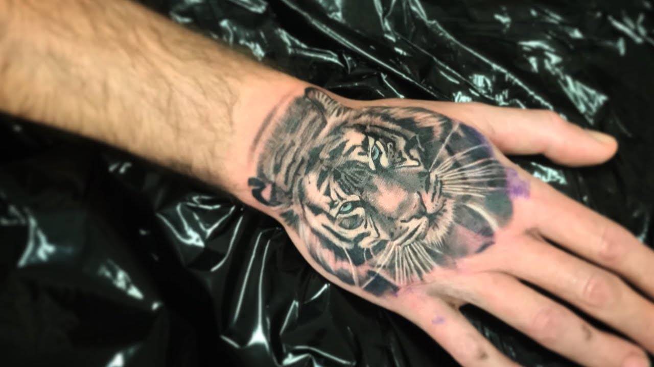 Tiger Hand Tattoo  Best Tattoo Ideas For Men  Women