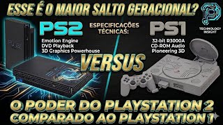 O poder do Playstation 2 comparado ao Playstation 1