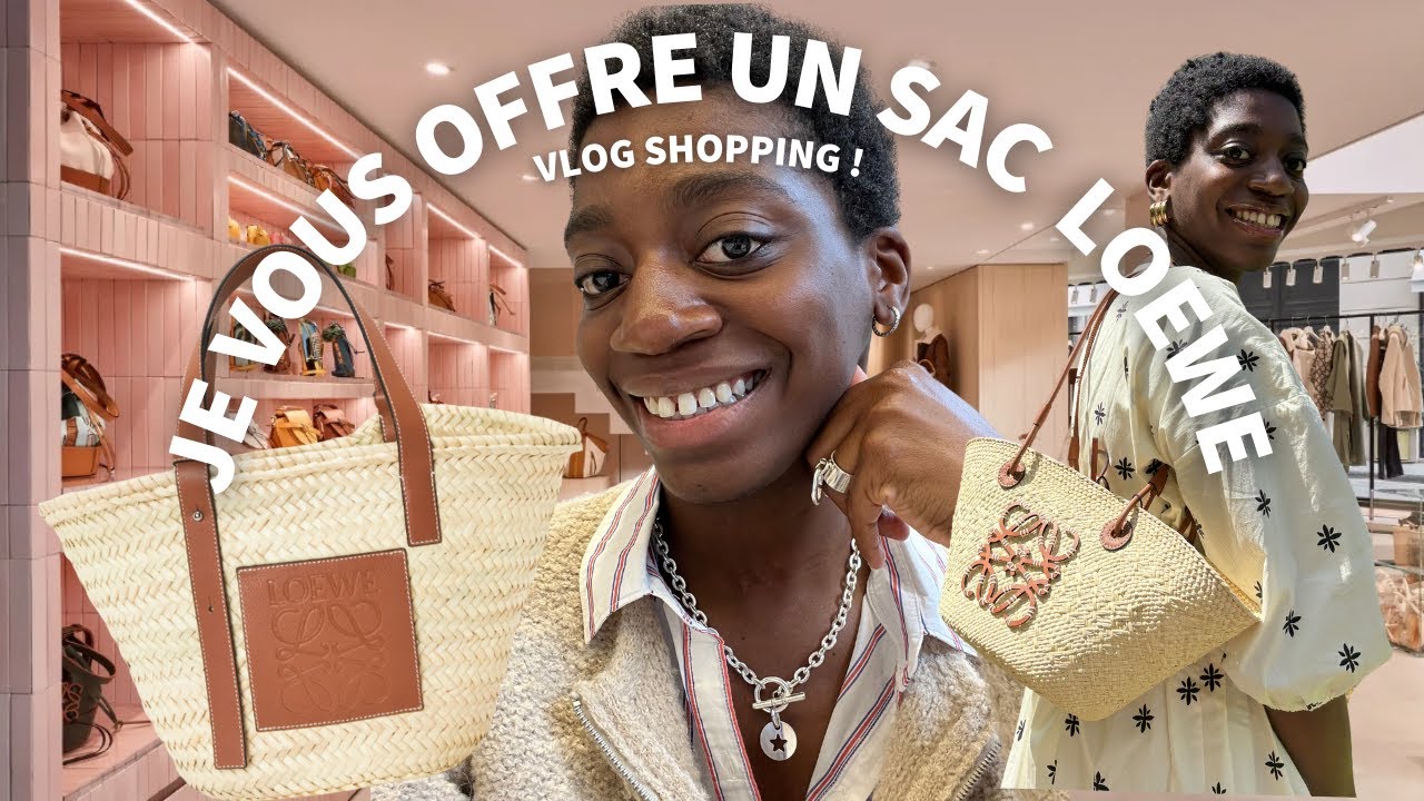 JE VOUS OFFRE UN PANIER LOEWE - VLOG & UNBOXING - YouTube