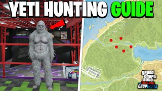 All 5 Yeti Hunt Locations! Easy $100,000   YETI OUTFIT - GTA Online Christmas Treasure Hunt Guide