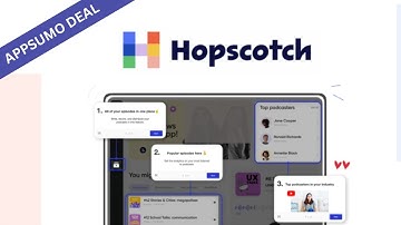 Hopscotch Review and Demo: Interactive Product Tour Software for SaaS Startups-Appsumo Lifetime Deal
