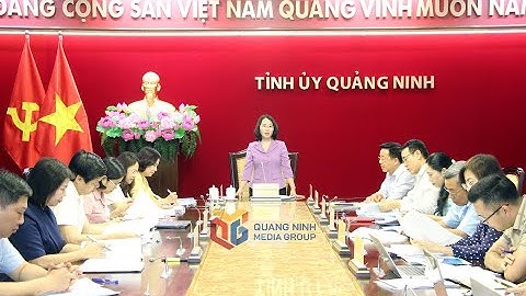 Thường trực Tỉnh ủy làm việc với MTTQ và các tổ chức chính trị - xã hội