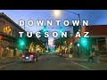 Driving 4K - Downtown Tucson night - Arizona #travel #sunset . Sunset travels Travel guide