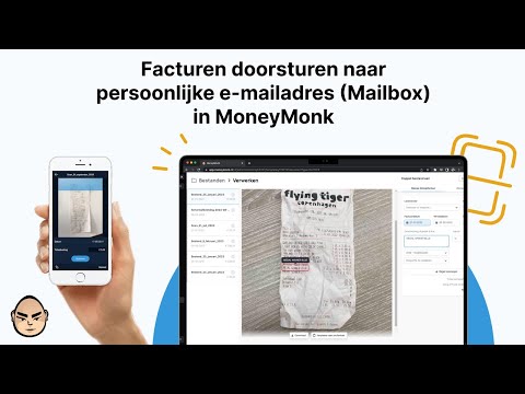 Facturen doorsturen naar persoonlijke e-mailadres (Mailbox) in MoneyMonk