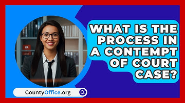 What Is The Process In A Contempt Of Court Case? - CountyOffice.org