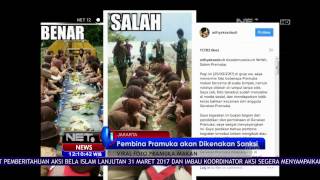 Beredar Foto Siswa Makan Beralaskan Tanah, Pembina Pramuka Akan Dikenakan Sanksi - Net12