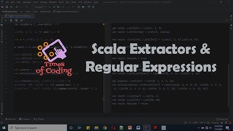 TOC - SCALA Express | 35 Scala Extractors & Regular Expressions