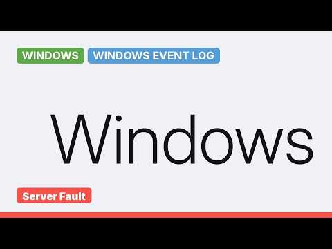 How can one learn to read the Windows Server event viewer and know what events are normal and...