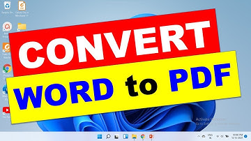 How to Convert Word to PDF in Windows 11
