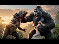 King Kong Vs T Rex Epic Jungle Battle Scene Kong Movie Big Foot Movie 4K King Kong Vs T Rex Epic Jungle Battle Scene Kong Movie Big Foot Movie 4K