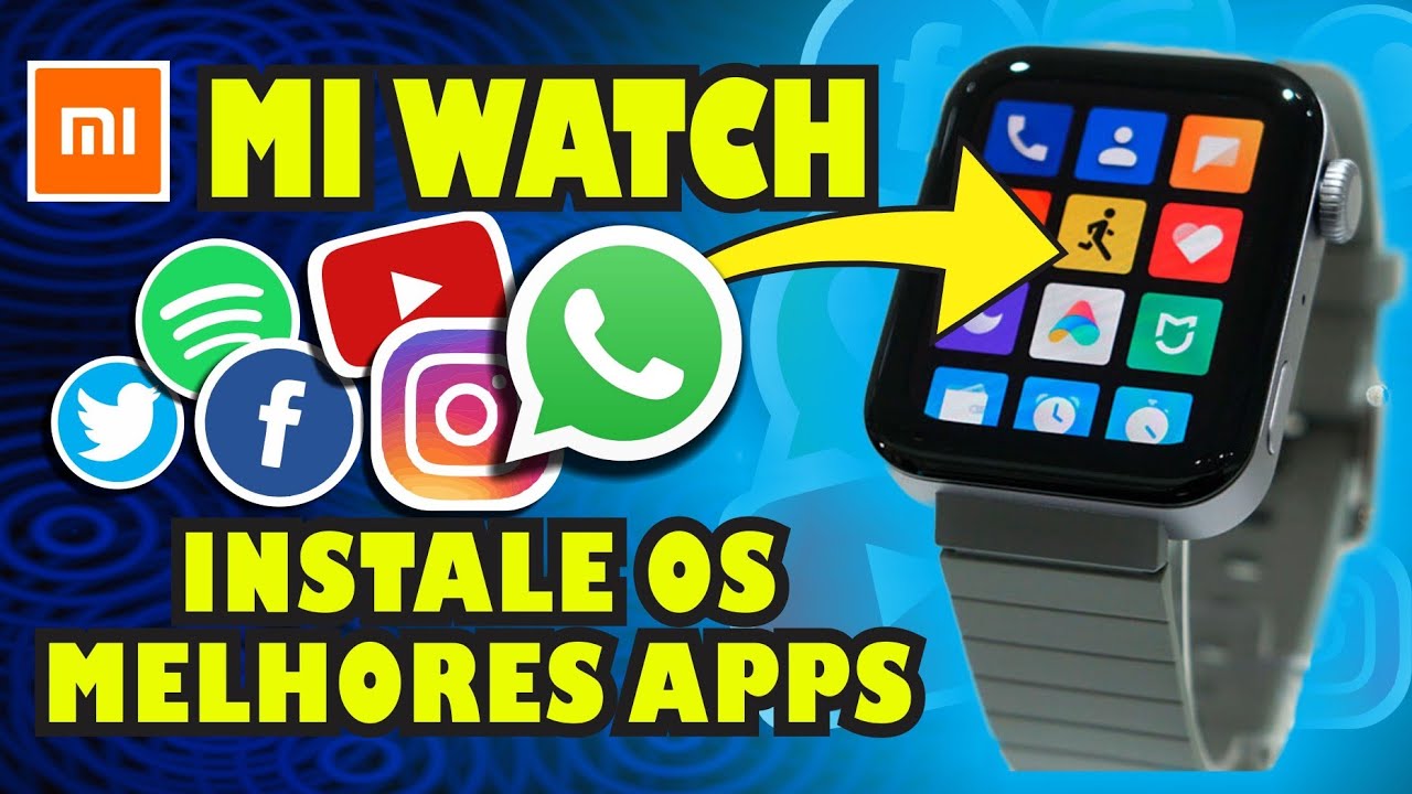 Como instalar os melhores apps no Mi Watch (Pack de apps na descrição) 