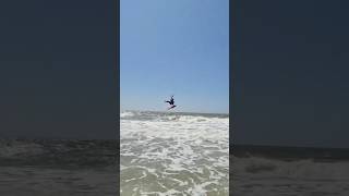 Awesome kitesurfing conditions in the Netherlands.