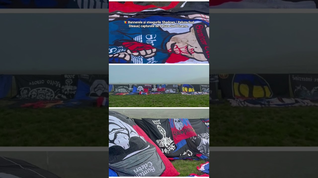 🇷🇴 Steagurile Shadows capturate de Peluza Sud Dinamo | 25.12.2025