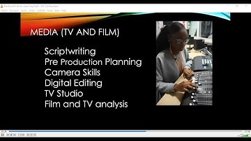 Media, Video Production & Journalism Session at Uxbridge College - June 2021 Virtual Open Day.