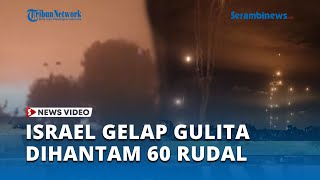 Israel Gelap Gulita Dihantam 60 Rudal, Warga Gaza Coba Lari ke Mesir