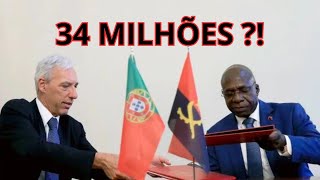 PORTUGAL OFERECE 34 MILHÕES DE EUROS A ANGOLA (REAÇÃO)