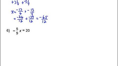 Solving Equations with Fractions Part 3