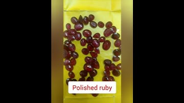 Rough, polished ruby available #gem #classic_gem #rough_ruby #ruby #polished_ruby #shorts